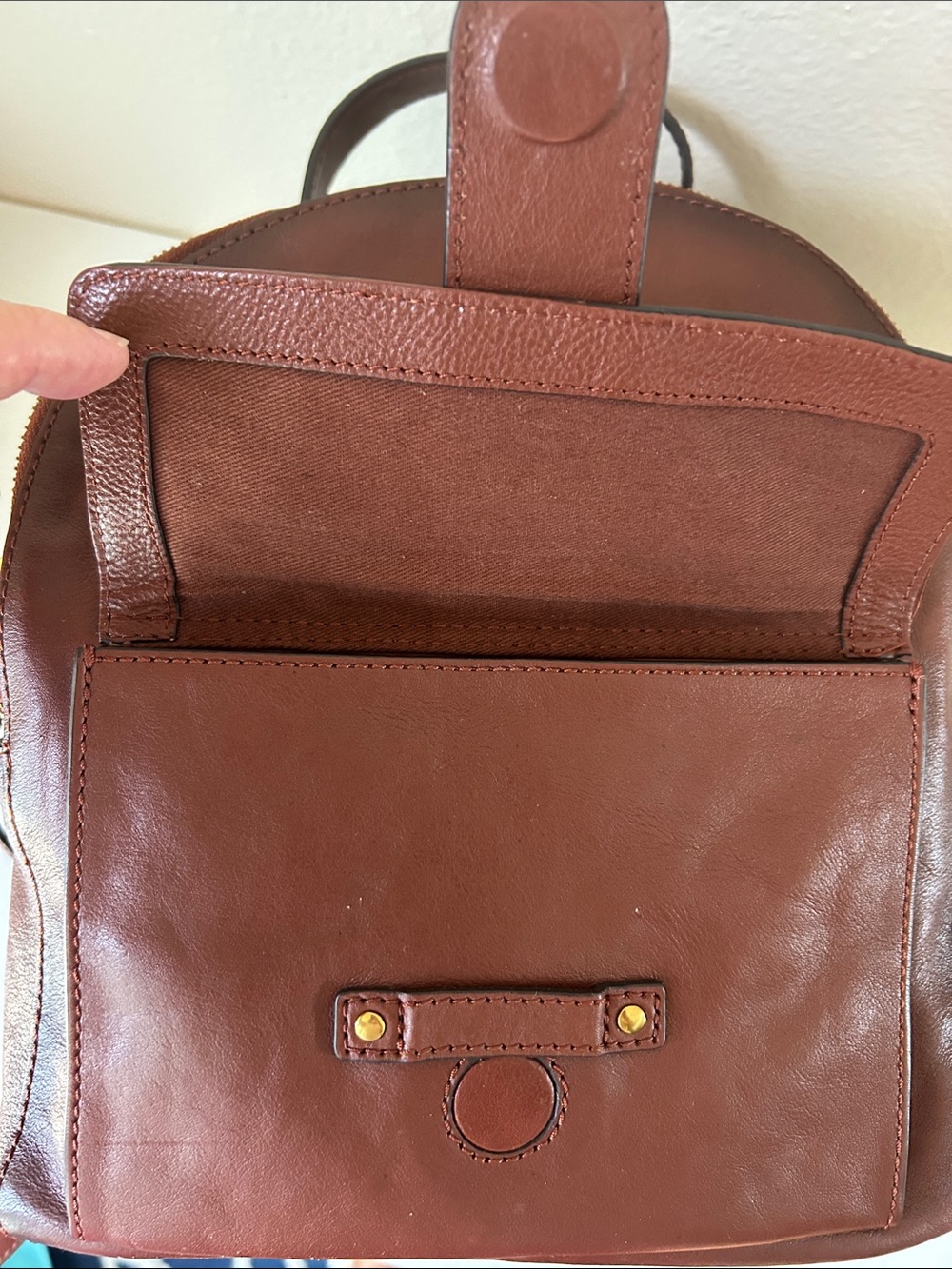 Frye Leather Backpack - Classic Everyday Carry - Picture 4 of 7